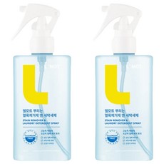 엘모트 뿌리는 얼룩제거제 앤 세탁세제, 300ml, 2개