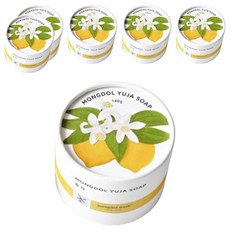 유노하나 몽돌워시 유자 비누, 120g, 6개