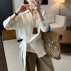 Awesomeful 女款Lila不對稱襯衫 A25FST070102