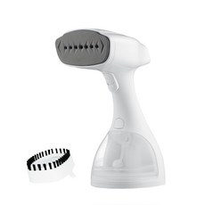 Kinyo 手持式蒸氣掛燙機 加贈可拆式毛刷頭 116*169*247mm 870g, 白色, 1個