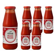 힐필드 유기농 파사타 토마토소스, 6개, 680g