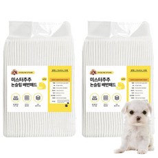 MrChuchu 狗狗防滑尿布墊 檸檬香 15g 經濟型, 2個, 100入