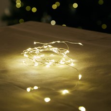 지네전구 줄전구 LED 줄조명 USB 케이블 100구, 웜 화이트, 1개