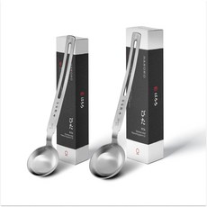 Haroro Pita 304不鏽鋼量匙 小5ml + 大15ml 套組, 1套