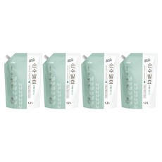 참그린 순수발효 식물 설거지 주방세제 리필, 1.2L, 4개