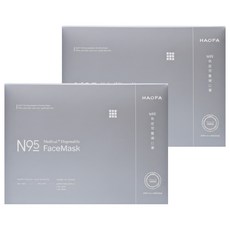 HAOFA 氣密型 N95 立體醫療口罩 S, 30片, 2組, 蒼灰綠
