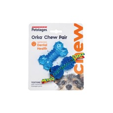 Petstages 歐卡迷你耐咬玩具，2入組，小型犬適用，改善牙齒健康，安全有嚼勁, 1組