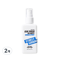 퀘파쏘 인티메이트 매너 스프레이 남성청결제, 80ml, 2개