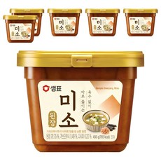 샘표 미소된장, 450g, 6개