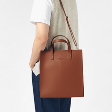 ADDEDIT 側背式托特包, 棕色