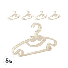 BangJiaShi 幫家適 兒童衣架40入組, 北歐白, 5組