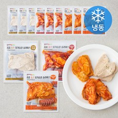 곰곰 소스 닭가슴살 슬라이스 화이트머쉬룸 4p + 스파이시커리 4p + 레드크림커리 4p (냉동), 120g, 1개입, 12개