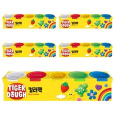 마이리틀타이거 도우 클레이 컬러팩, 5개, 혼합색상