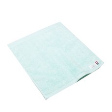 HIORIE 桃雪 今治超長棉方巾 吸水 親膚 不掉毛 柔軟耐用 無添加, 水藍色, 1條