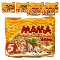 마마 태국라면 포크플레이버 60g, 35개