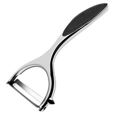 AHOYE 精鑄不鏽鋼蔬果削皮器, 銀色, 1支