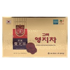 高麗靈芝茶, 3g, 100包, 1盒