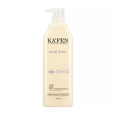 KA'FEN 卡氛 亞希朵酸性蛋白保濕滋養霜 恢復髮質彈性 讓秀髮柔順有光澤, 800ml, 1瓶