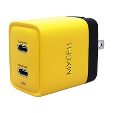 MYCEll 積進科技 40W GaN 2 USB-C 氮化鎵智能充電器 PD40W, 布丁色, 1個