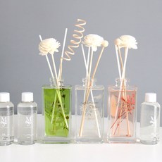 MORIANN 花朵造型擴香瓶組 3入, Flower Lady+White Blossom+Green Herb