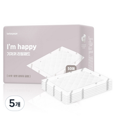 베베페페 강아지 기저귀 리필패드, 소형, 50개입, 5개