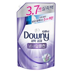 Downy 去味深層清潔洗衣精補充包 薰衣草香, 1包, 1.7L