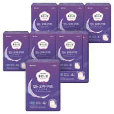 좋은느낌 프리미엄 입는 오버나이트, 대형, 4개입, 8개
