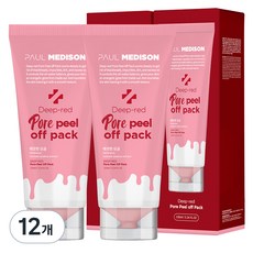 PAUL MEDISON Deep-red深層毛孔清潔面膜, 1條, 12條