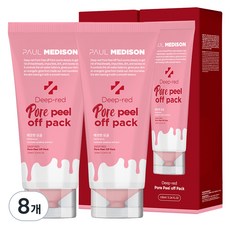 PAUL MEDISON Deep-red深層毛孔清潔面膜, 1條, 8條