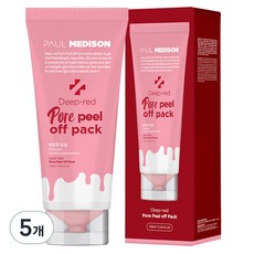 PAUL MEDISON Deep-red深層毛孔清潔面膜, 1條, 5條
