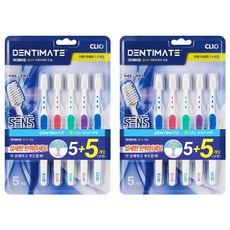 CLIO Dentimate Sense R 雙重細軟毛牙刷, 10入, 2個