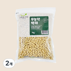 초록숟가락 백태, 1kg, 2개