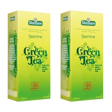 Stassen 司迪生 茉莉綠茶 錫蘭綠茶, 1.5g, 25包, 2盒
