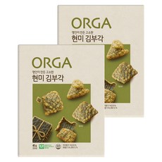 ORGA WHOLE FOODS 糙米炸海苔脆片, 40g, 2個