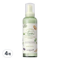 스킨푸드 가든빈 젠틀 버블 폼 클렌저, 200ml, 4개