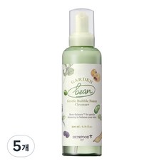 스킨푸드 가든빈 젠틀 버블 폼 클렌저, 200ml, 5개
