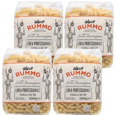 룸모 푸질리 프리미엄 파스타, 1kg, 4개