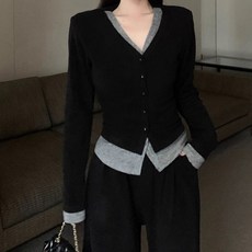 Awesomeful 女款 Patou V領針織開襟衫 A25FC070811