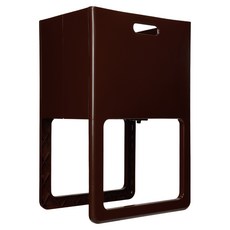 iSETO 伊勢藤 ACOT 可折疊高腳置物籃 承重8kg, 400 x 40 x 610mm, 巧克力棕, 1個