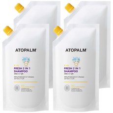 아토팜 키즈 프레쉬 2 in 1 샴푸 리필, 250ml, 4개