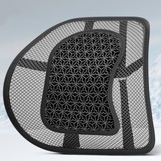 車用涼感凝膠背墊, 黑色, 1個