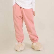 unifriend 兒童刷毛束口褲