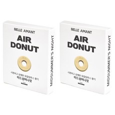 BELLE AMANT Air Donut 車用芳香劑 補充包, 1入, 2個, 仲夏之夜