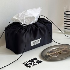 메종드룸룸 링링 각티슈 케이스, 블랙