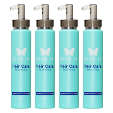 LUDILIYA 綠迪麗雅 硬雕強力塑型乳 300ml - 三重精油 多重保護 解除毛躁分岔 防止頭髮靜電 保持頭髮水潤有光澤, 4瓶