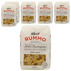 룸모 파르팔레 프리미엄 파스타, 500g, 6개