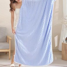 Wonine 粉彩浴巾 70 x 140 cm, 1個, 藍色