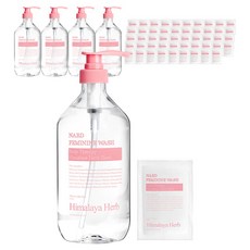 NARD 女性私密處清潔露 1000ml+旅行試用包 4ml 10包組, 5組