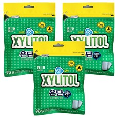 HAITAI 海太 木糖醇銀丹清口香糖, 90g, 3個