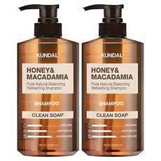 쿤달 네이처 샴푸 클린솝향, 500ml, 2개